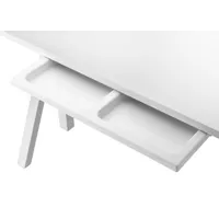 string furniture - tiroir works bureau en plastique, plastique abs couleur blanc 58 x 48.49 cm designer anna von schewen made in design