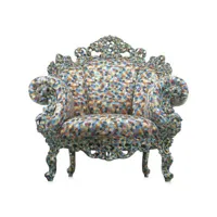 cappellini - fauteuil rembourré proust - multicolore - 119.72 x 119.72 x 119.72 cm - designer alessandro mendini - tissu, polyuréthane expansé
