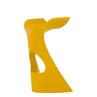 slide - tabouret de bar koncord - jaune - 47 x 42 x 73 cm - designer karim rashid - plastique, polyéthène recyclable