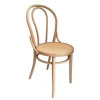 wiener gtv design - chaise n en bois, hêtre massif cintré couleur bois naturel 44 x 71.14 89 cm designer gebrüder thonet made in