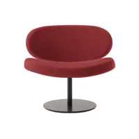 cappellini - fauteuil rembourré sunset - rouge - 91.46 x 91.46 x 91.46 cm - designer christophe pillet - tissu, stratifié
