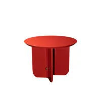 red edition - table basse be good en bois, bois laqué couleur rouge 56.46 x 40 cm made in design