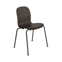 cappellini - chaise empilable tate - beige - 77.31 x 77.31 x 80.5 cm - designer jasper morrison - bois, contreplaqué de hêtre teinté