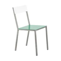 valerie objects - chaise alu - vert - 38 x 61.09 x 80 cm - designer muller van severen - métal, aluminium