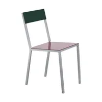 valerie objects - chaise alu - violet - 38 x 61.09 x 80 cm - designer muller van severen - métal, aluminium
