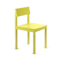 valerie objects - chaise silent en bois, frêne couleur jaune 63.16 x cm designer big game made in design