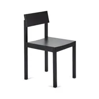 valerie objects - chaise silent en bois, frêne couleur noir 63.16 x cm designer big game made in design