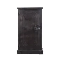 meuble de rangement en métal noir 49 cm