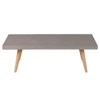 table basse rectangulaire 120 cm en béton