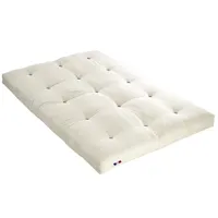 matelas futon coton écru 160x200