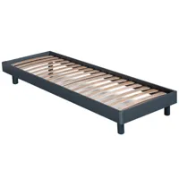 sommier  démontable 90x190 anthracite