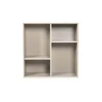 petite étagère carrée style moderne gris
