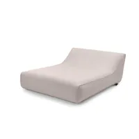fauteuil xxl gonflable flottant en tissu imperméable beige