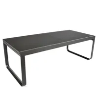 table extérieur aluminium extensible 10 places