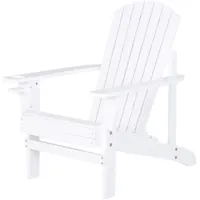 fauteuil de jardin bois de sapin blanc