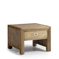 table basse en bois marron l 60 cm