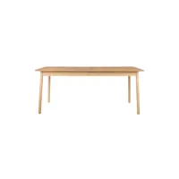 table extensible 180/240x90cm en bois beige