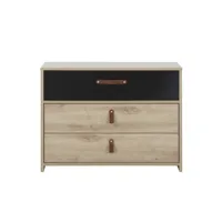 commode 3 tiroirs style industriel