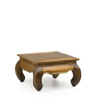 table basse en bois marron l60