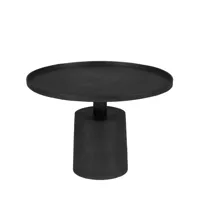 table basse ronde en métal d60cm noir