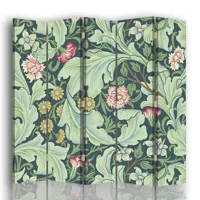 paravent floral wallpaper - william morris cm 180x170 (5 volets)