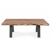table basse de salon en bois l 115
