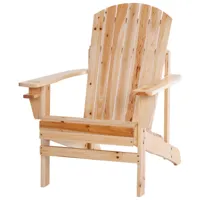 fauteuil de jardin porte-gobelet intégré bois de sapin traité