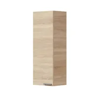 armoire à colonnes effet bois beige 94x25 cm