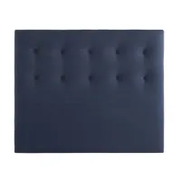 tête de lit capitonnée bleu marine 180 cm