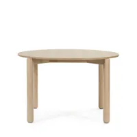 table à manger ronde en bois d120cm bois clair