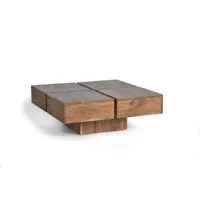 table basse en bois d'acacia