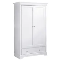 armoire bois massif blanc