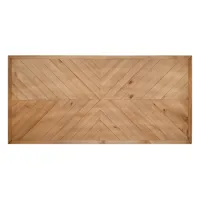 tête de lit en bois de pin ethnique vieilli 165x80cm