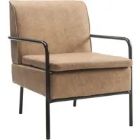 fauteuil moderne en effet cuir