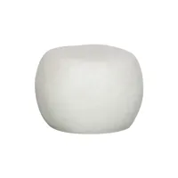 grande table basse en argile blanche