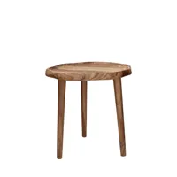 table d'appoint en bois de forme organique h42.5cm bois