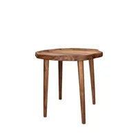 table d'appoint en bois de forme organique h46cm bois