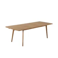 table de jardin extensible en bois d'acacia 180/230 cm