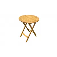 table ronde pliante bali 60x72cm acacia