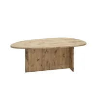 table basse en bois de sapin vieilli 128,6x43,25cm