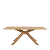 table à manger en bois 190x110 bois clair