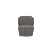 fauteuil en tissu gris foncé
