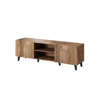meuble tv style contemporain 150 cm bois