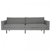 canapé moderne 3,5 places en tissu gris