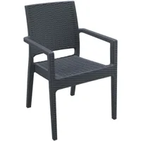 fauteuil moderne pour extérieur (lot de 4) empilable