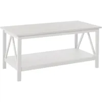 table basse en pin blanc