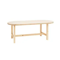 table de salle à manger en bois de sapin naturelle 180x75cm