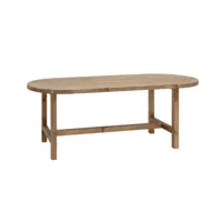 table de salle à manger en bois de sapin vieilli 200x75cm