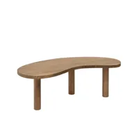 table basse en bois vieilli 118,5x40cm
