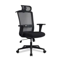 chaise ergonomique de bureau noire